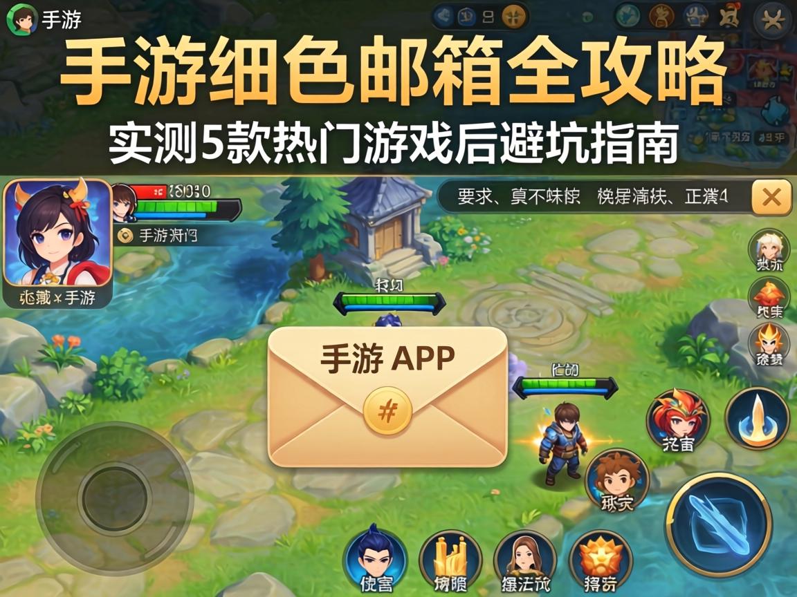 手游解绑邮箱全攻略,实测5款热门游戏后的避坑指南 实测5款热门游戏后的避坑指南