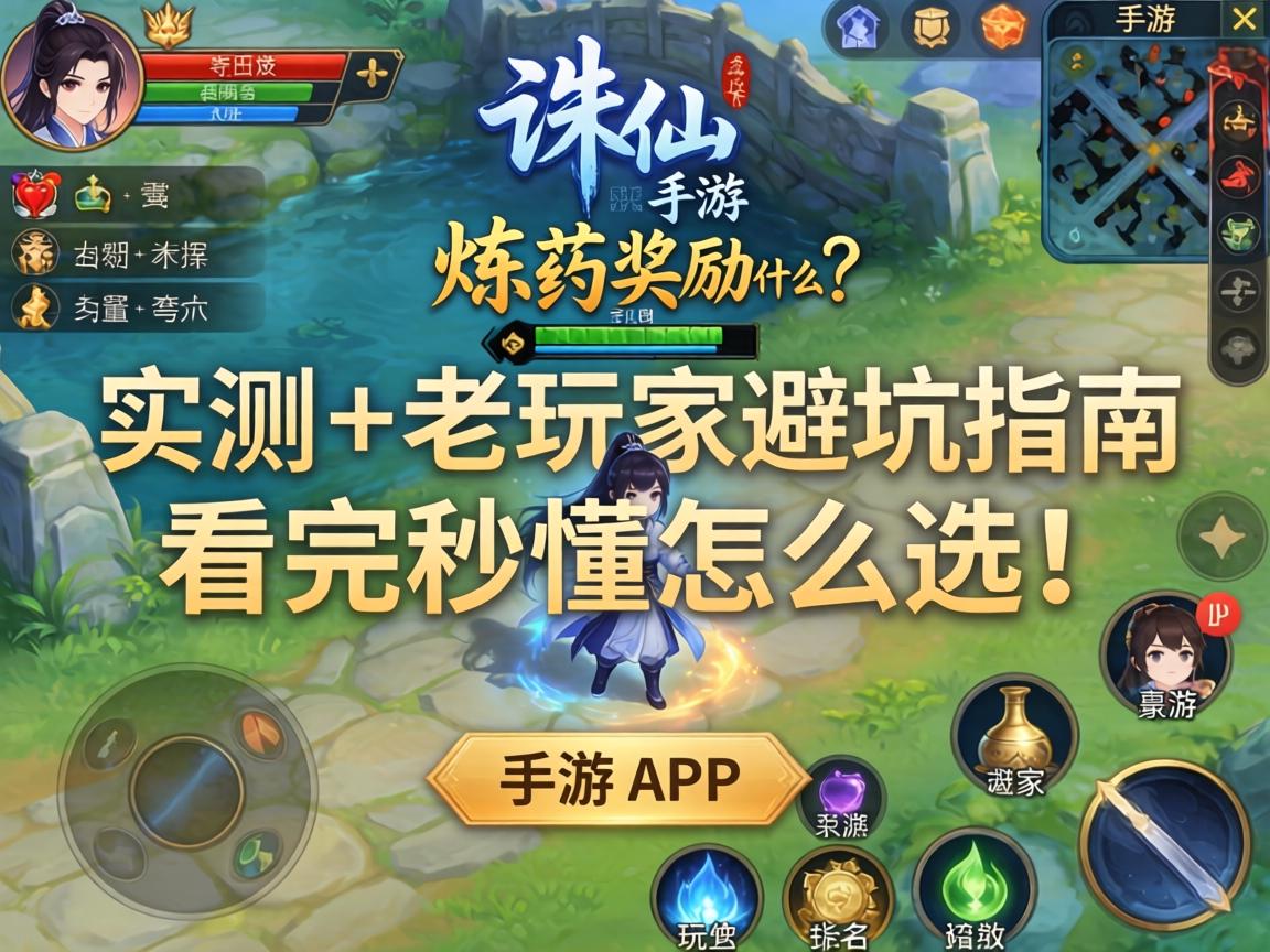 诛仙手游炼药奖励什么?实测数据+老玩家避坑指南,看完秒懂怎么选! 诛仙手游炼药奖励什么